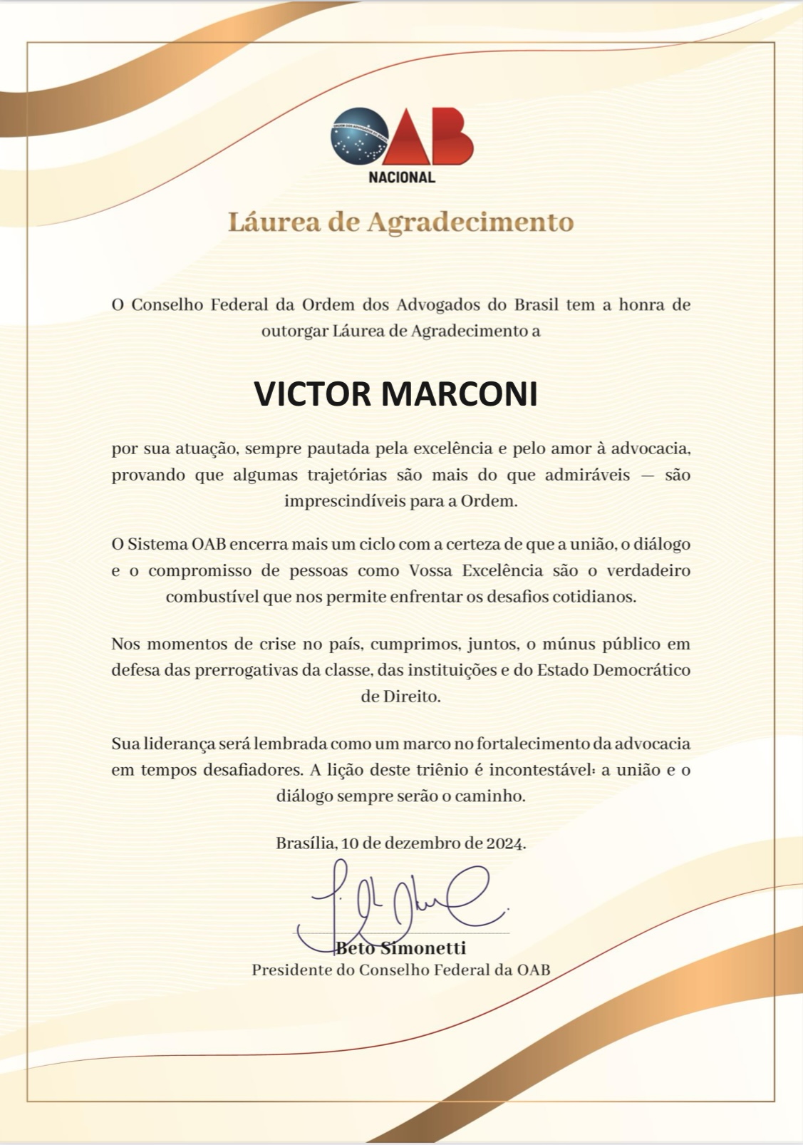 Em prol das prerrogativas da advocacia, lutamos.