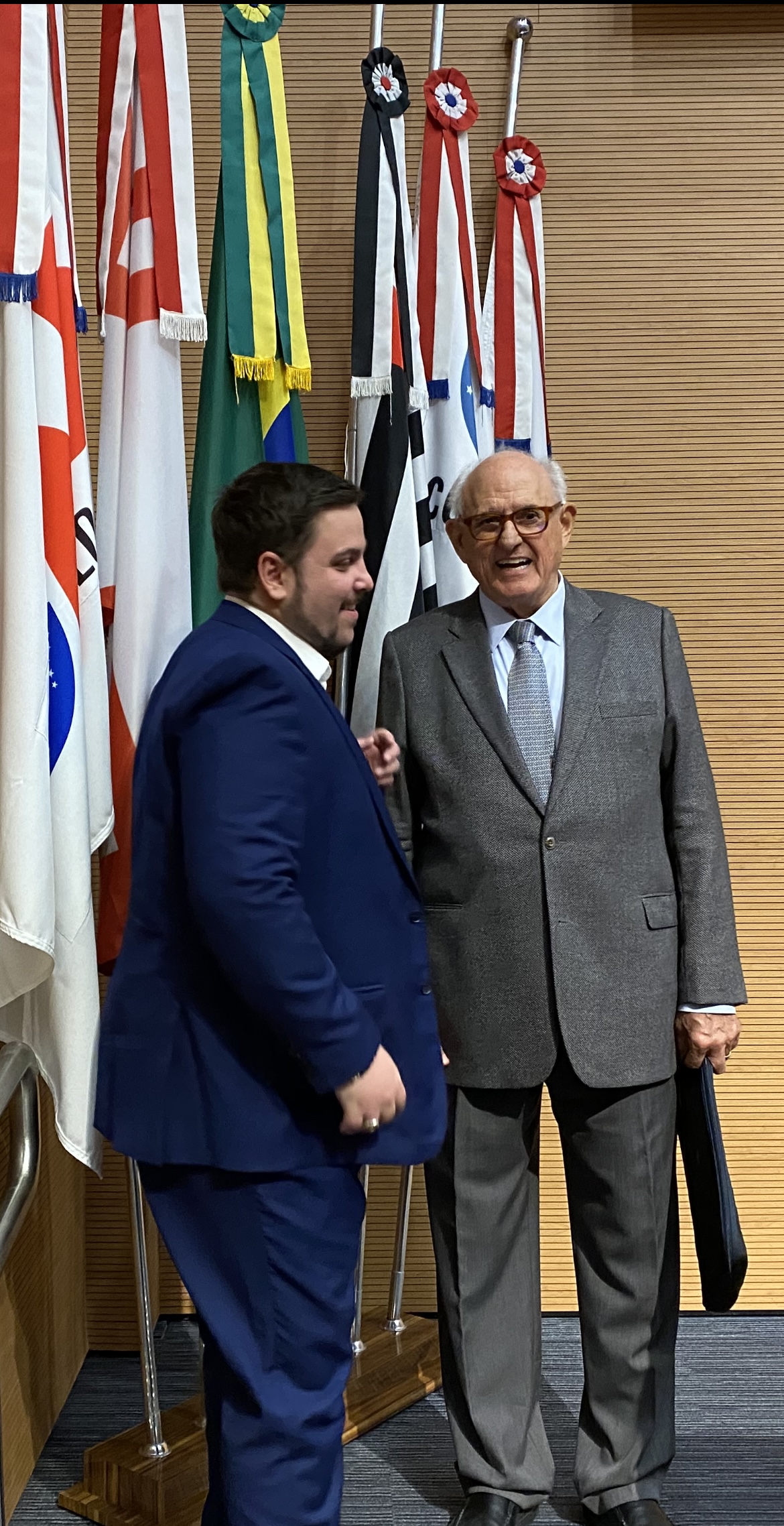 Encontro com o ex-ministro Nelson Jobim do STF